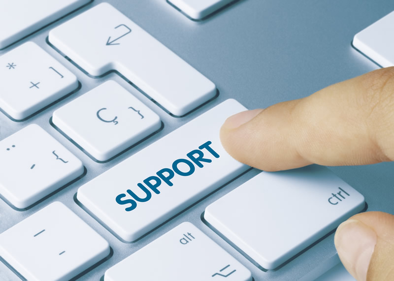 IT support workspace